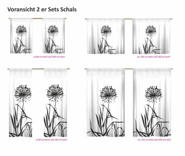 Preview: Schal in Wunschausführung Al Designhaus schwarz